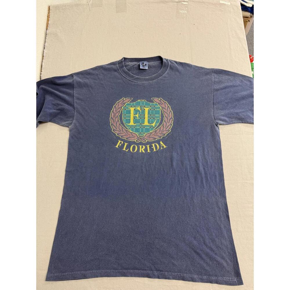Vintage Florida Crest T-shirt Faded Tourism Made in USA XL